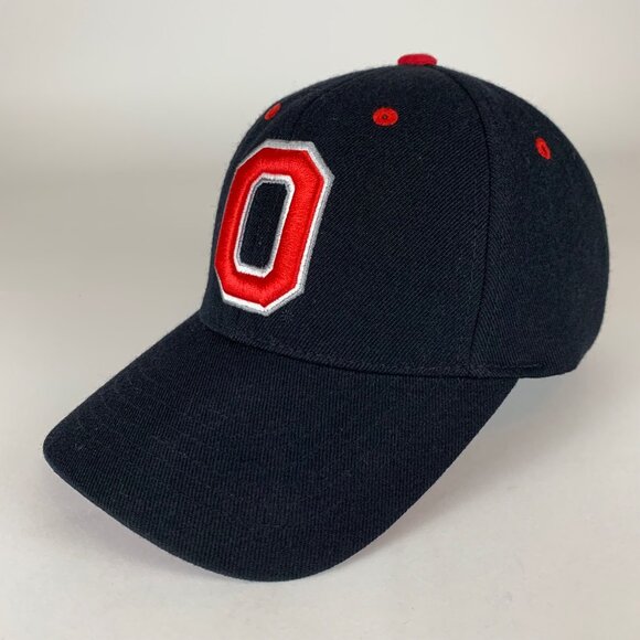 Ohio State Buckeyes NCAA Black Top of the World Strapback Adjustable Hat - Picture 3 of 6